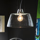 Mazzega 1946 Squeezer Pendant Light in Transparent Finish