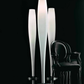 Mazzega 1946 Stand Floor Lamp in White Finish
