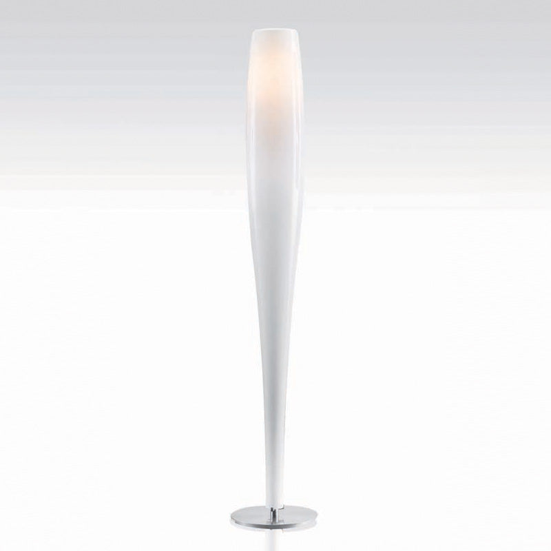 Mazzega 1946 Stand Floor Lamp in White Finish
