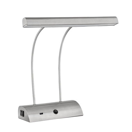 Medallion Lighting Corporation 18" Brushed Steel LED Desk Lamp
