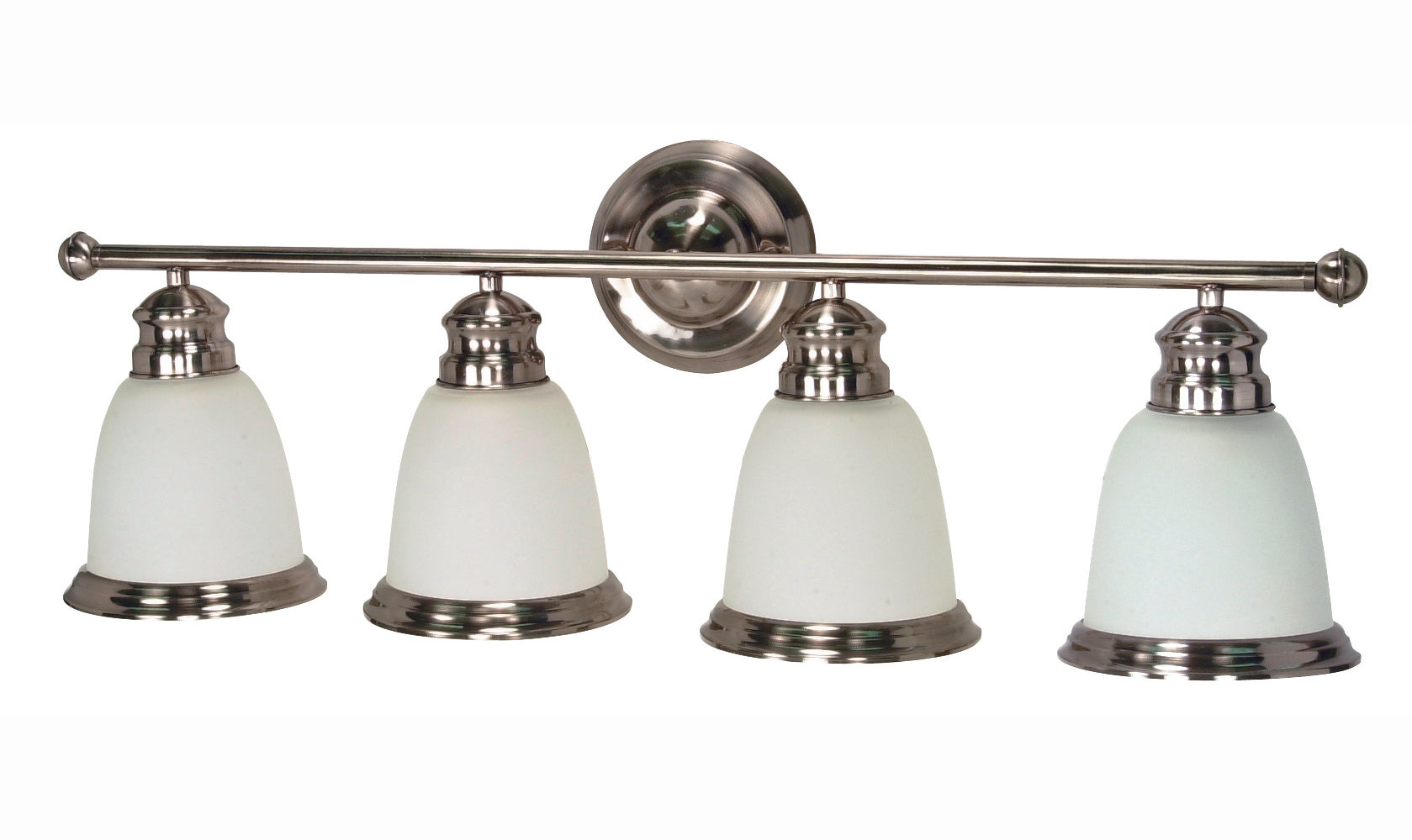 Medallion Lighting Corporation 31" 4-Light Smoked Nickel Vanity Light