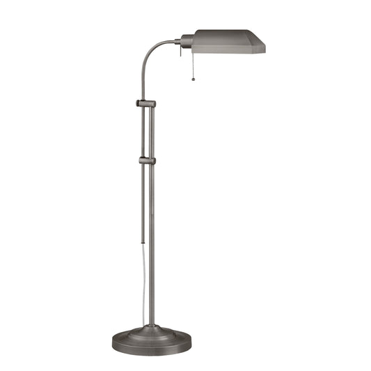 Medallion Lighting Lavoro 55" Gunmetal Height Adjustable Steel Floor Lamp