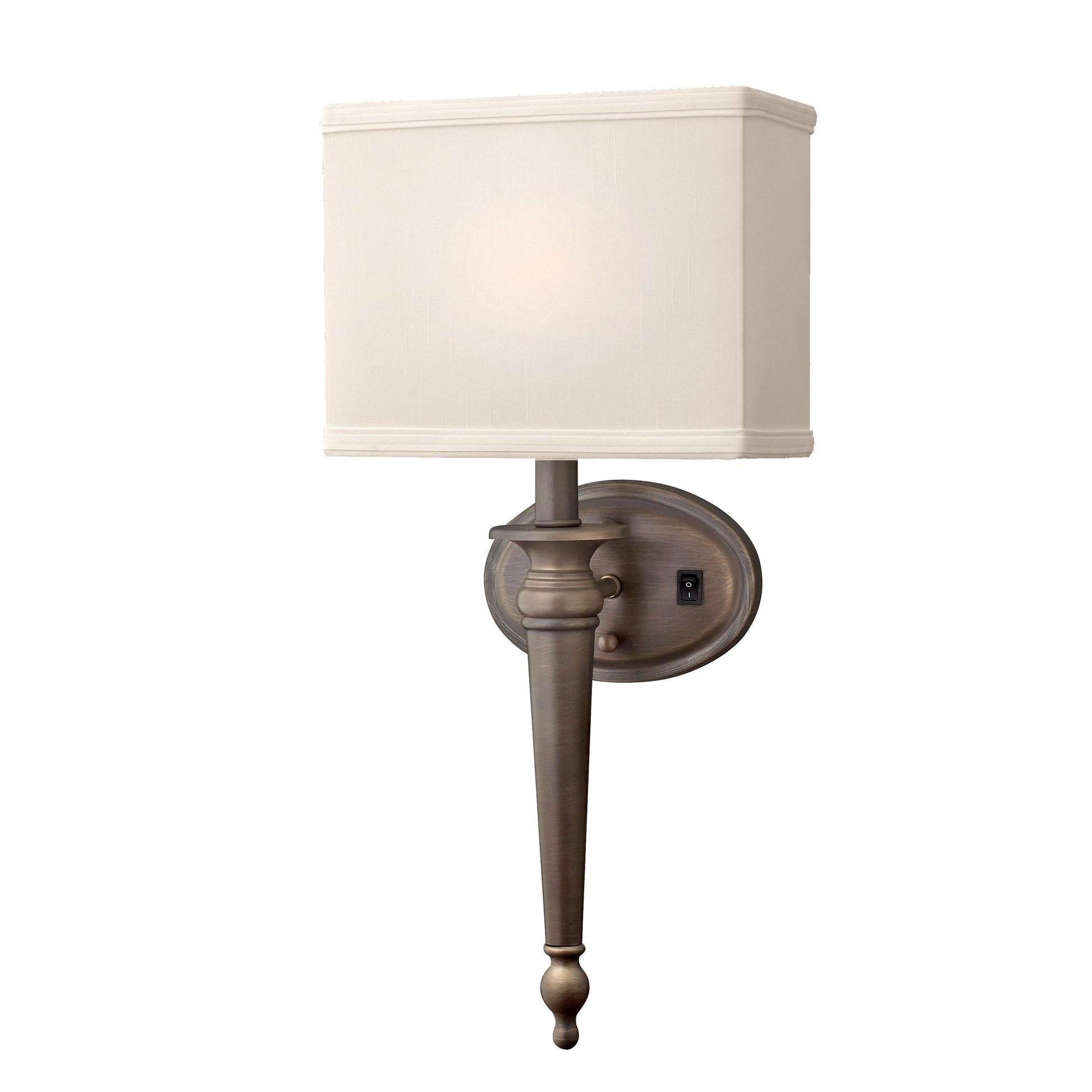 Medallion Lighting New Town 21" Pottery Bronze Steel Wall Sconce