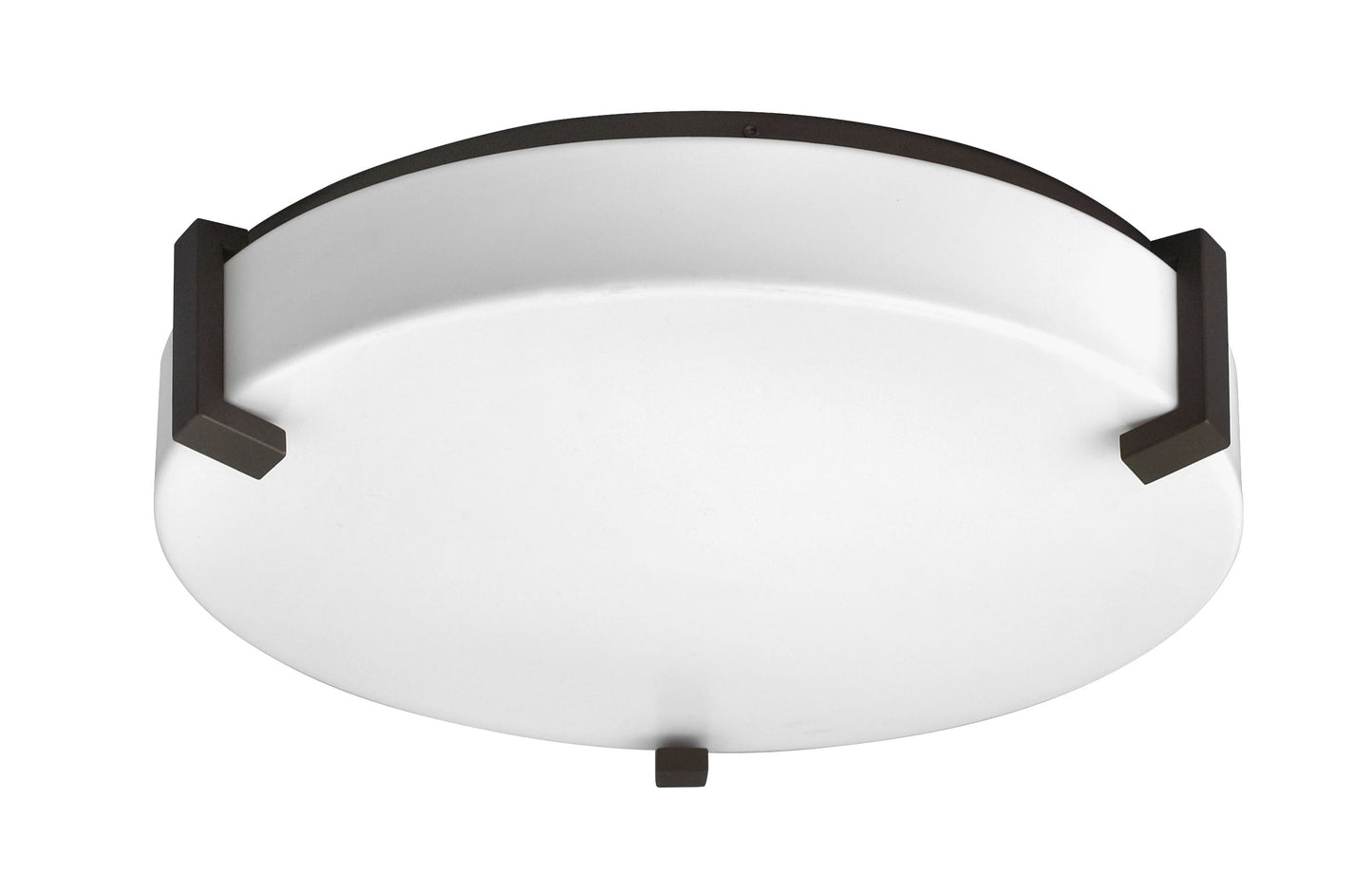 Medallion Lighting Truly Yours 16" Metallic Bronze Steel/Acrylic Flush Mount Ceiling Light