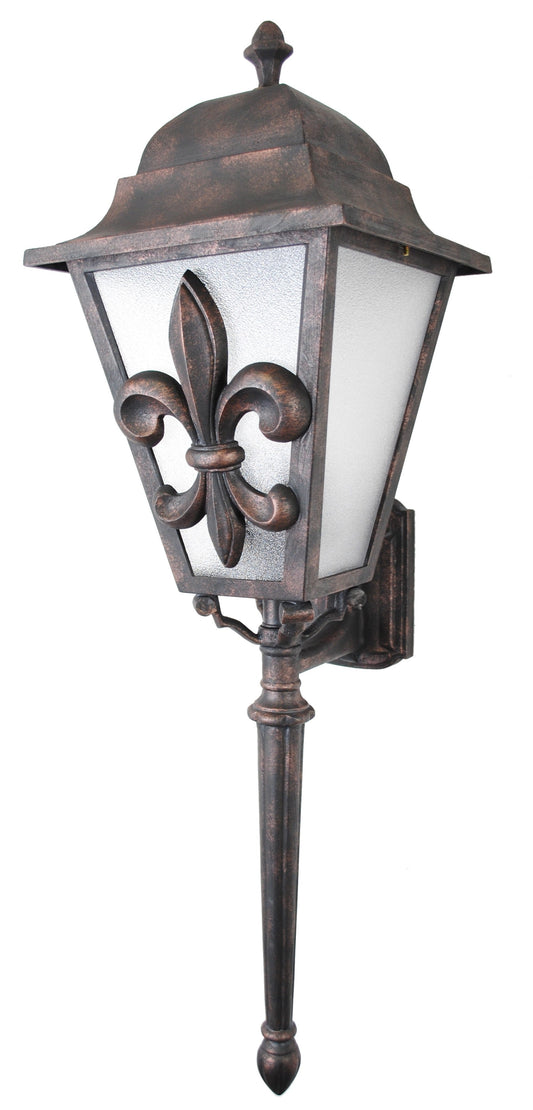 Melissa Lighting Americana Fleur-de-lis Series Large FL1794 Outdoor Wall Sconce