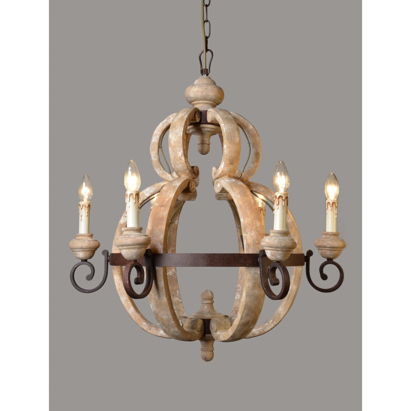 Meva Beatrice 27" Brown Pendant