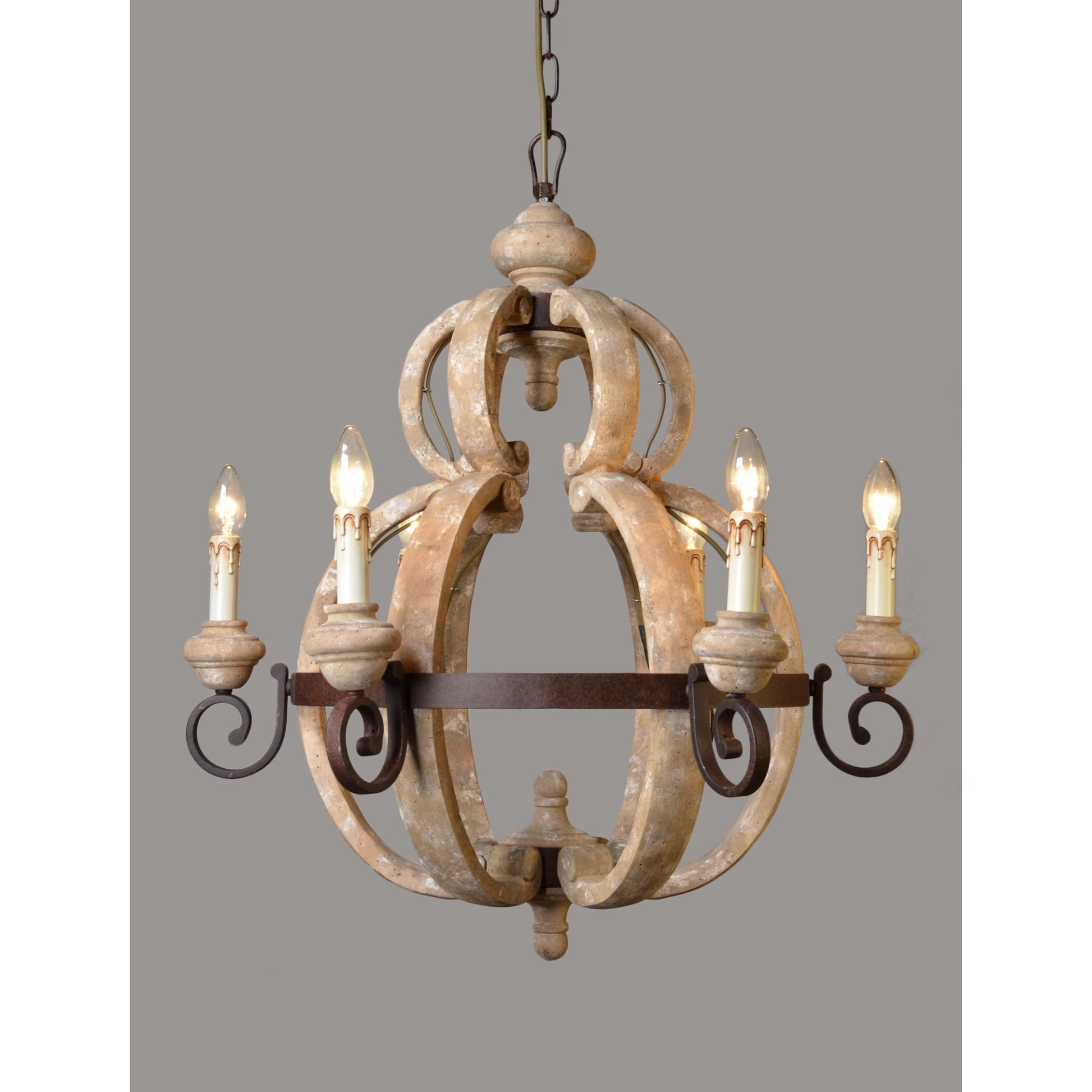 Meva Beatrice 27" Brown Pendant