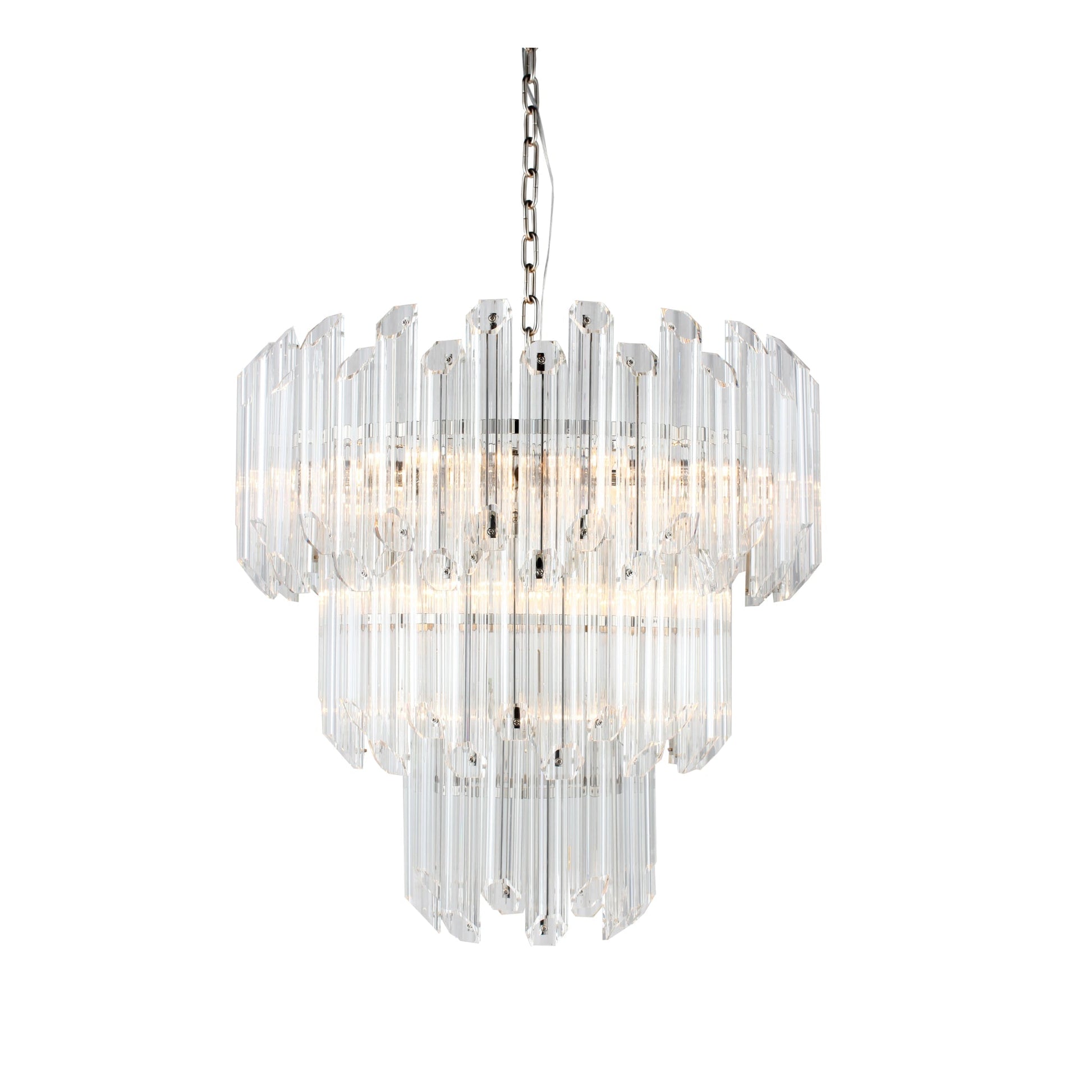Meva Harmonie 27" Silver Chandelier