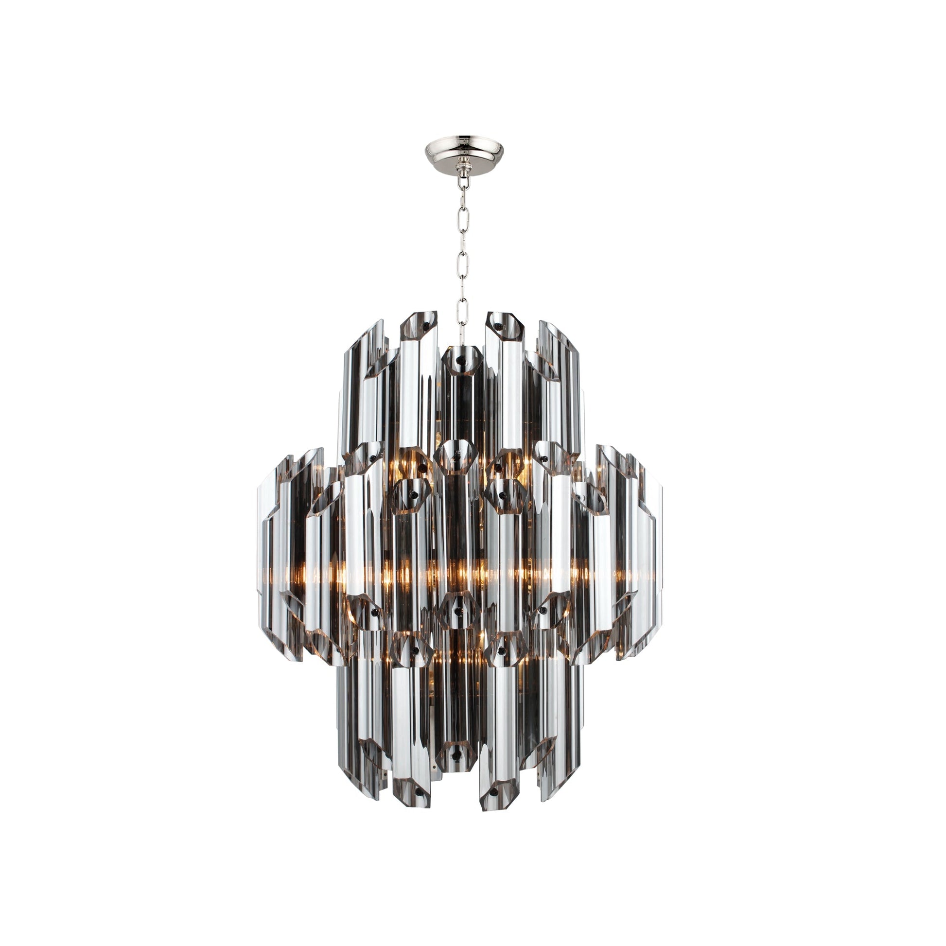 Meva Harmony 19" Smoke Chandelier