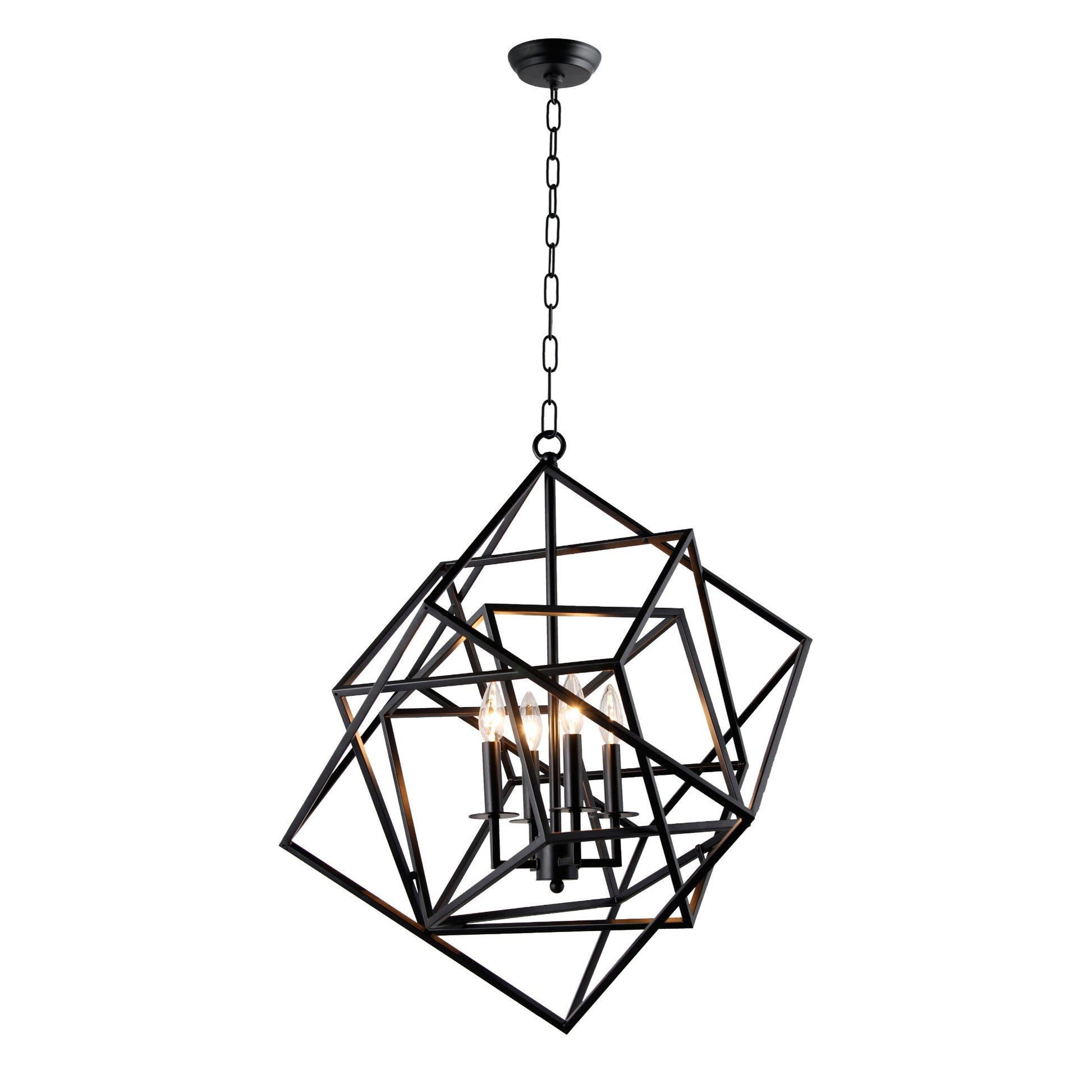 Meva Liam 27" Black/Brass Pendant