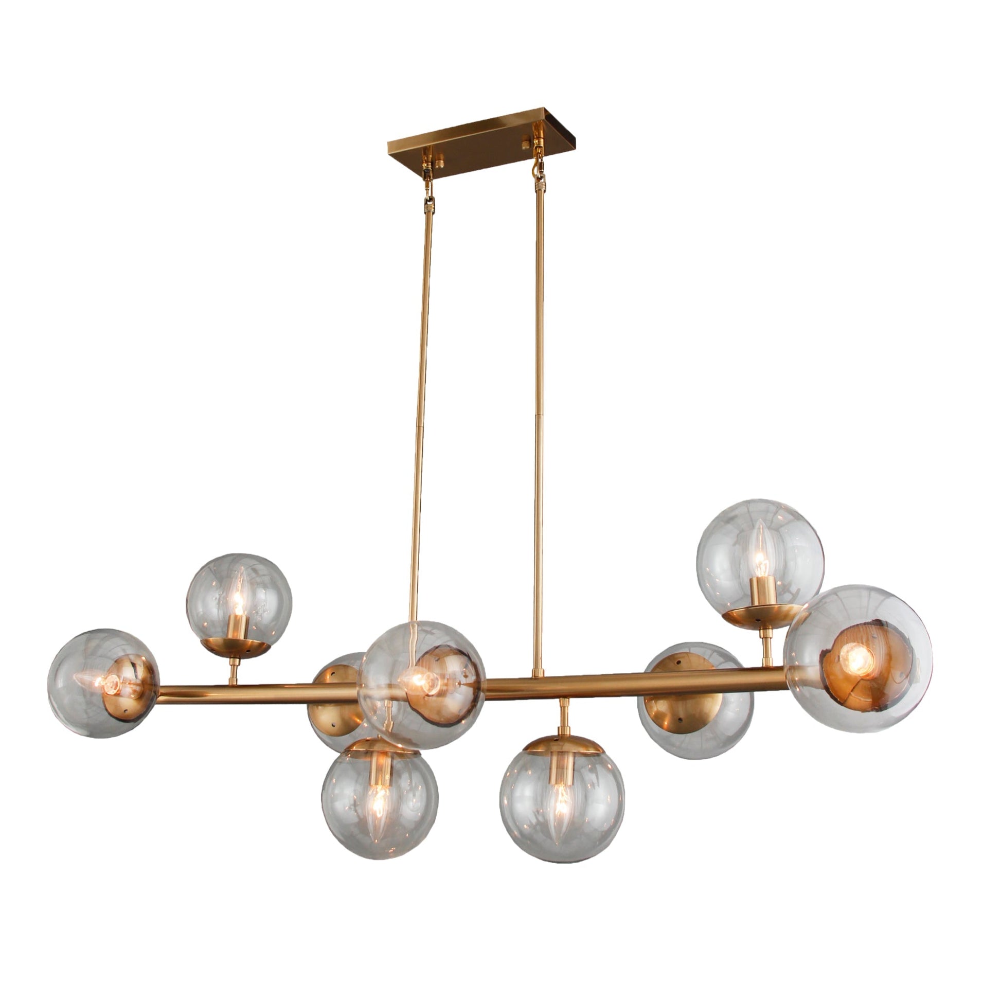 Meva Lillian 50" Brass Pendant