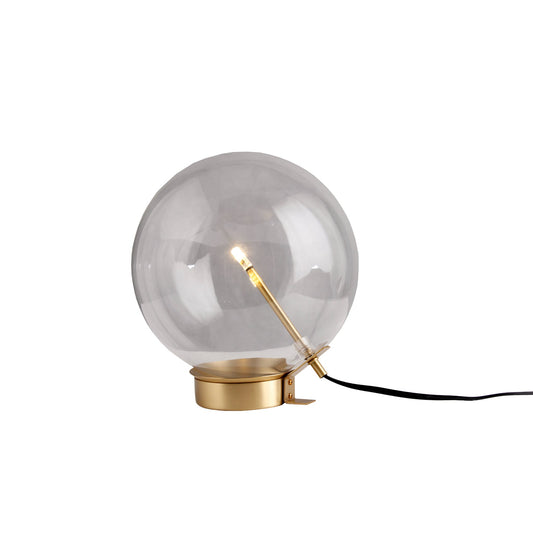 Meva Olivia Uno 10" Antique Brass Table Lamp