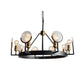 Meva Phoebe 35" Black/Brass Pendant