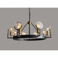 Meva Phoebe 35" Black/Brass Pendant