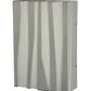 Meyda Lighting 10" Dimmable LED Silver Wall Sconce With White and Gray Shade Glass
