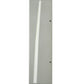 Meyda Lighting 10" Dimmable LED Silver Wall Sconce With White and Gray Shade Glass