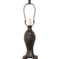 Meyda Lighting 10" Mahogany Bronze Footed Moroccan Table Lamp Base