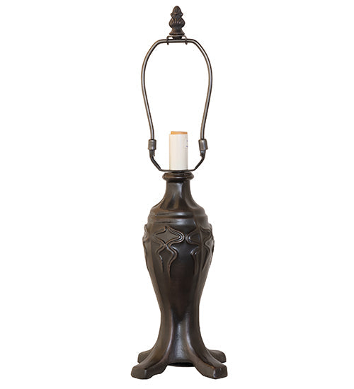 Meyda Lighting 10" Mahogany Bronze Footed Moroccan Table Lamp Base