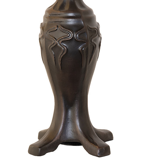 Meyda Lighting 10" Mahogany Bronze Footed Moroccan Table Lamp Base
