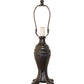 Meyda Lighting 10" Mahogany Bronze Footed Moroccan Table Lamp Base
