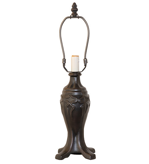 Meyda Lighting 10" Mahogany Bronze Footed Moroccan Table Lamp Base