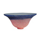Meyda Lighting 10"W x 5"H Vino Pink and Blue Pate-de-verre Bell Shade Glass