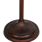 Meyda Lighting 11" Mahogany Bronze Swing Arm Floor Lamp Base