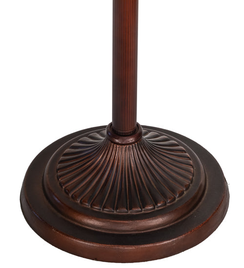 Meyda Lighting 11" Mahogany Bronze Swing Arm Floor Lamp Base