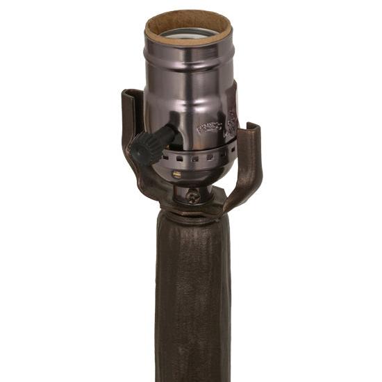 Meyda Lighting 11" Mahogany Bronze Tree Base Table Lamp