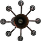 Meyda Lighting 12" 9-Light Mahogany Bronze Chandelier Hardware