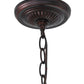 Meyda Lighting 12" 9-Light Mahogany Bronze Chandelier Hardware
