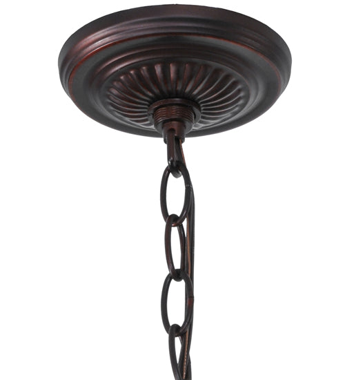Meyda Lighting 12" 9-Light Mahogany Bronze Chandelier Hardware