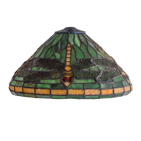 Meyda Lighting 12" Dragon Fly Multi-Color Shade Glass