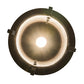 Meyda Lighting 12" Timeless Bronze Dorchester Pendant Light With Silver Mica Shade Glass