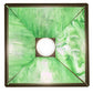 Meyda Lighting 14" Timeless Bronze "T" Mission Pendant Light With Green Art Shade Glass