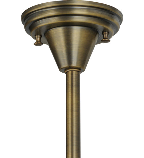 Meyda Lighting 147738 5" Antique Brass Pendant Light Hardware