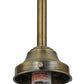 Meyda Lighting 147738 5" Antique Brass Pendant Light Hardware