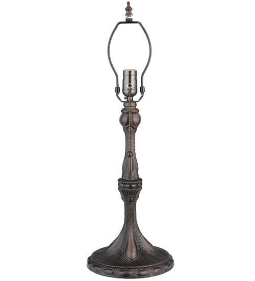 Meyda Lighting 15" Mahogany Bronze Table Lamp Gypsy Base