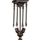 Meyda Lighting 16" 2-Light Oil Rubbed Bronze Semi-flush Mount Light Hardware