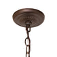 Meyda Lighting 16" 5-Light Mahogany Bronze Fancy Chandelier Hardware