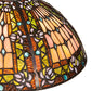 Meyda Lighting 16" Fleur-de-lis Multi-Colored Stained Shade Glass