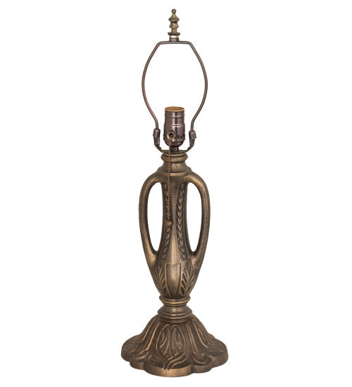 Meyda Lighting 16" Mahogany Bronze Handled Base Table Lamp Base