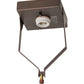 Meyda Lighting 169762 7" Mahogany Bronze Flush Mount Light Hardware
