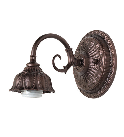 Meyda Lighting 17276 5" Mahogany Bronze Wall Sconce Hardware