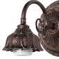 Meyda Lighting 17276 5" Mahogany Bronze Wall Sconce Hardware