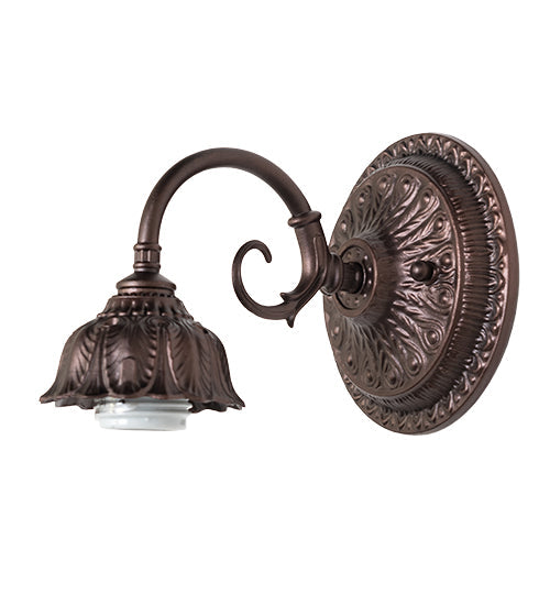 Meyda Lighting 17276 5" Mahogany Bronze Wall Sconce Hardware