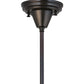 Meyda Lighting 173466 5" Craftsman Brown On Brass Pendant Light Hardware