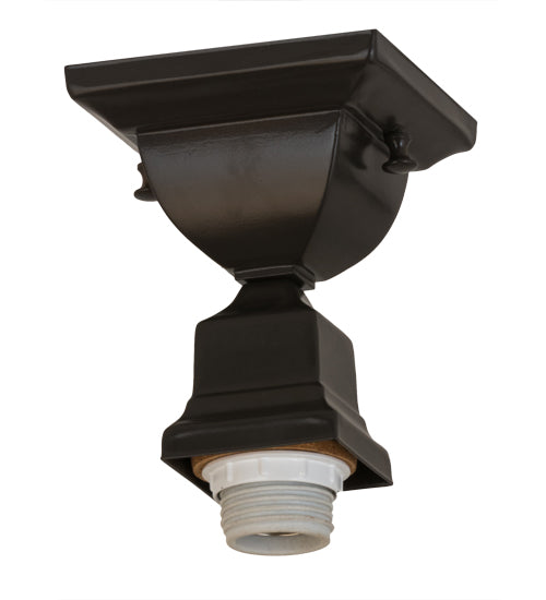 Meyda Lighting 173746 4" Timeless Bronze Flush Mount Light Hardware