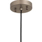 Meyda Lighting 178632 5" Brushed Nickel Pendant Light Hardware