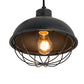 Meyda Lighting 178732 42" 3-Light Solar Black Island Pendant Light